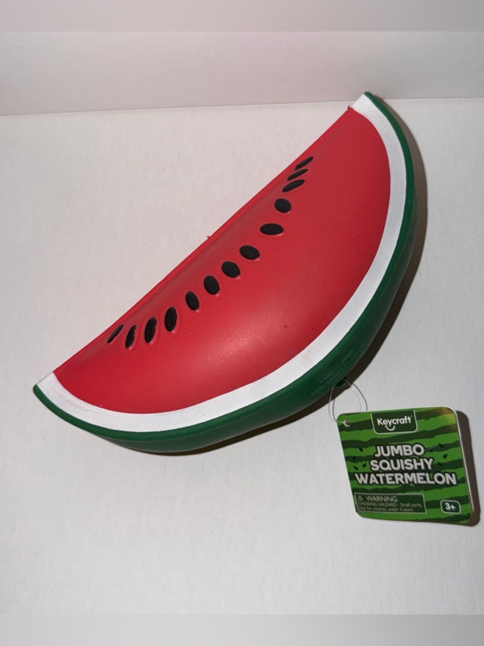Jumbo Squishy Watermelon Slice - Keycrafts - Five Below - ships ASAP - Picture 2 of 5